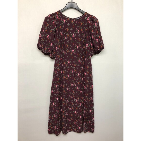 Old Navy Women Short Sleeve Maxi Dress Size 2X Floral B305 -18 - Picture 1 of 14